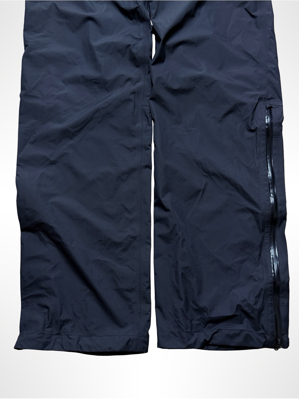 Mont-Bell Nylon Waterproof Rain Shell Drawstring Trackpants Mens Medium Black - Picture 3 of 9